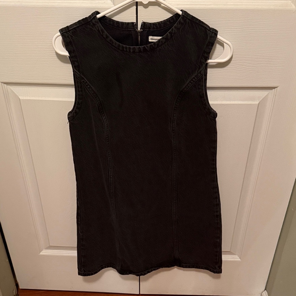 Abercrombie and Fitch Black Denim Dress